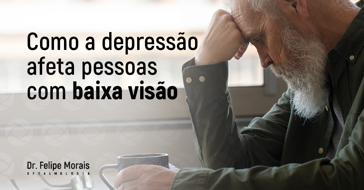 Como a depressão afeta pessoas com deficiências visuais